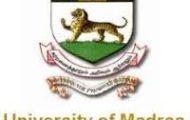 Madras University  Notification 2020 – Openings For 41 URF Posts