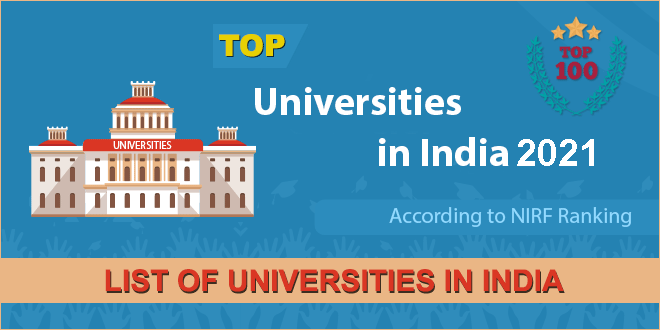 List Of Top Universities In India