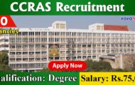 CCRAS Notification 2022 – Opening for 310 Pharmacist Posts