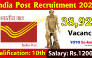 India Post Notification 2022 – Opening for 38,926 GDS Posts