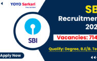 SBI Notification 2022 – Opening for 714 Specialist Officer Posts