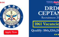 DRDO-CEPTAM Notification 2022 – Opening for 1061 Assistant Posts
