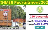 PGIMER Notification 2022 – Opening for 256 Group A, B & C Posts