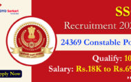 SSC Notification 2022 – Opening for 24369 Constable Posts | Apply Online