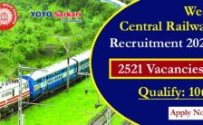 West Central Railway Notification 2022 – Opening for 2521 Technician Posts  | Apply Online