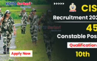 CISF Notification 2023 – Opening for 451 Constable Posts | Apply Online
