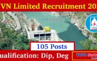 SJVN Notification 2023 – Opening for 105 Officer Posts | Apply Online