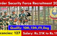BSF Notification 2023 – Opening for 127 Group B & C Posts | Apply Online