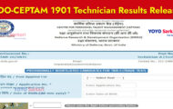 DRDO-CEPTAM Notification 2023 – 1901 Technician Results Released