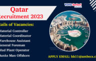 Qatar Notification 2023 – Openings for Various Foreman Posts | Apply Email