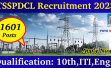 TSSPDCL Notification 2023 – Opening for 1601 Junior Lineman Posts | Apply Online