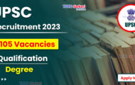 UPSC Notification 2023 – Opening for 1105 Civil Services Exam Posts | Apply Online
