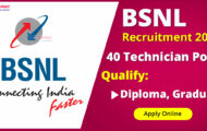BSNL Notification 2023 – Opening For 40 Technician Posts | Apply Online