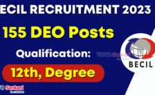 BECIL Notification 2023 – Opening for 155 DEO Posts | Apply Online