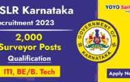 SSLR Karnataka Notification 2023 – Opening for 2,000 Surveyor Posts | Apply Online