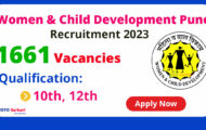 WCD Pune Notification 2023 – Opening for 1661 Anganwadi Worker Posts | Apply Offline