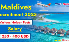 Maldives Notification 2023 – Openings for Various Helper Posts | Apply Email