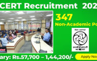 NCERT Notification 2023 – Opening for 347 Non-Academic Posts  | Apply Online
