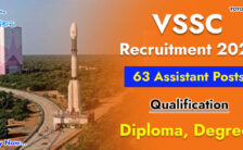 VSSC Notification 2023 – Opening for 63 Assistant Posts | Apply Online