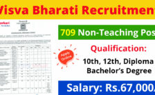 Visva Bharati Notification 2023 – Opening for 709 Non-Teaching Posts | Apply Online