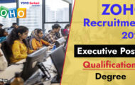 ZOHO Notification 2023 – Opening for Various Sales Executive Posts | Apply Online