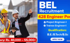BEL Notification 2023 – Opening for 428 Engineer Posts | Apply Online