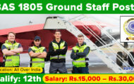 Bhartiya Aviation Notification 2023 – Opening for 1805 Ground Staff Posts | Apply Online