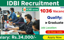 IDBI Bank Notification 2023 – Opening for 1036 Executive Posts | Apply Online