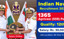 Indian Navy Notification 2023 – Opening for 1365 Agniveer (SSR) Posts | Apply Online