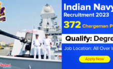 Indian Navy Notification 2023 – Opening for 372 Chargeman Posts | Apply Online