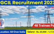 PGCIL Notification 2023 – Opening for 48 Junior Officer Trainee Posts | Apply Online