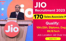 Reliance Jio Notification 2023 – Openings For 170 Sales Associate Posts | Apply Online
