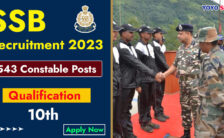SSB Notification 2023 – Opening for 543 Constable Posts | Apply Online