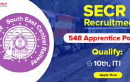 SECR Notification 2023 – Opening for 548 Apprentice Posts | Apply Online