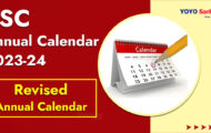 SSC Exam Calendar 2023-24 – Check SSC Annual Exam Schedule (Revised Annual Calendar)