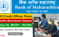 Bank of Maharashtra Notification 2023 – Opening for 100 Credit Officer Posts | Apply Online