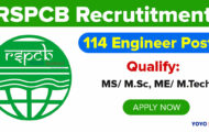 RSPCB Notification 2023 – Opening for 114 Engineer Posts | Apply Online