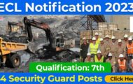 ECL Notification 2023 – Opening for 244 Guard Posts | Apply Email