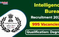 Intelligence Bureau Notification 2023 – Opening for 995 Executive Posts | Apply Online