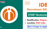 IDBI Bank Jobs Notification 2023 – Opening for 2100 Executive Posts | Apply Online