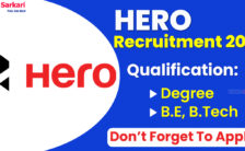 Hero Motocorp Notification 2023 – Opening for Various OBL Manager Planning Posts
