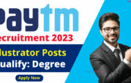 Paytm Notification 2023 – Opening for Various Illustrator Posts