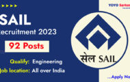 SAIL Notification 2023 – Openings For 92 Trainee Posts | Apply Online