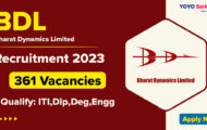 BDL Recruitment 2024: Applications for 361 Project Engineer and Officer Positions