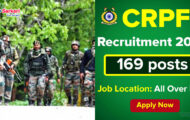 CRPF Recruitment 2024: Eligibility and Application Details for 169 Constable (General Duty)