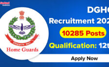DGHG Recruitment 2024: Check Eligibility Details for 10285 Volunteer Posts
