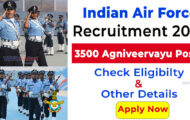 Indian Air Force Recruitment 2024: Essential Dates for 3500 Agniveervayu Intake Posts
