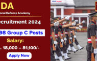 NDA Recruitment 2024: Check Eligibility Criteria for 198 Group C Posts