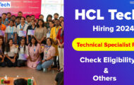 HCL Tech Recruitment 2024: Exciting Opportunities for Technical Specialist Post