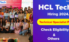 HCL Tech Recruitment 2024: Exciting Opportunities for Technical Specialist Post